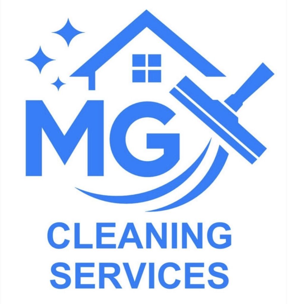 Logo of a cleaning company named MG Cleaning Service3s